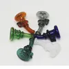 Renkli Cam Carb Cap Mini Cam Bong Carb Cap Kalite Mini Carb Cap Için Kuvars Banger Tırnak Nektarı Toplayıcı Sigara Aksesuarları Petrol Rigs