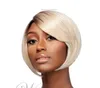 Short Straight Bob Hairstyle Side Bang Synthetic Wigs about 10 Inches