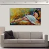 Large Hand painted Abstract Nude Oil Paintings on Canvas Knife Sexy Laying Women Pictures Handmade Wall Painting Home Decor Arts3231503