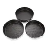 3st nonstick Spring Pans Bakeware Round Form Cake Mögel Borttagning Botten Bake Cooking Circle Cake Cake Dekoration Bakningsverktyg