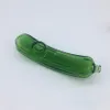 DHL Cute Funny Pickle Pipa in vetro da fumo Cetriolo piegato Tabacco inebriante Tubi a mano 5 colori pyrex cucchiaio colorato Accessori per fumatori