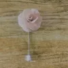 Eco-Friendly 20pcs / lot Mejor hombre novio Boutonniere Paño Rose Flor Hombres Ojal Body Party Prom Hombre Traje Corsage Pin Broche