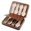 2/4/8 Slot Portable Watch Box PU Leather Package Travel Organizer Case Display Container Storage Holder