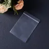 10size pp pe plast ZiPlock Reclosable Clear plast Transparenta påsar 12 Wire Silk Zipper Bag med Zip Lock Seal Package 100pcs / Lot