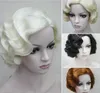 free shipping charming beautiful new Hot sell Sexy Ladies Short wig Classy Vintage Curly Wavy Wig Black/Brown/Blonde Wigs