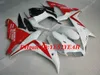 Kit de carenado de motocicleta exclusivo para YAMAHA YZFR1 02 03 YZF R1 2002 2003 YZF1000 ABS plástico rojo blanco carenados set + regalos YE15