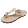 Nya sommar sandaler kvinnor t-rem flip flops thong sandaler designer elastiska band damer gladiator sandal skor zapatos mujer