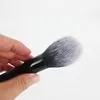 single blush brush Flame cosmetic brush with wood handle black foundation powder brush 50 pcs/lot DHL