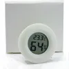 Hygromètre circulaire intégré de la température électronique, hygromètre pour animaux de compagnie, thermomètre de boîte rampante de boîte acrylique