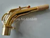 Qualitäts-Saxophon Musikinstrument Zubehör Messing Goldlack Altsaxophon Bend-Ausschnitt Sax Stecker 24.5mm