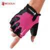 Marka Half Finger Ręko Rękawiczki Anti Slip Pad Gel Rękawica Rowerowa MTB Oddychająca Oddychająca Sporty Sporty Mężczyźni Kobiety Road Rower Rękawiczka Jazda Ciclismo