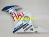 Injectie Mold Fairing Kit voor Yamaha YZFR6 03 04 YZF R6 2003 2004 YZF600 ABS Top Blue White Backsets Set + Gifts Yn31