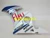 Kit de molde de injeção para YAMAHA YZFR6 03 04 YZF R6 2003 2004 YZF600 ABS Topo Azul branco Carimbos + Presentes YN31