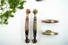 pitch 128mm single hole pull antique cabinet door handle drawer knob bronze hand drawer cupboard closet Building Supplies