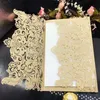 Laser Cut Wedding Invitation Cards with Envelope Blank Inner Sheet and Ribbon for Wedding Engagement Bridal Shower Party Invite 1222057