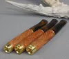 8mm solid wood carving sea Salix tooth carving cigarette mouthpiece wood smoke dual detachable