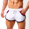 Shorts décontractés d'été pour hommes, vêtements pour la maison, boxeurs en coton pour hommes Gay, pantalons courts Sexy, pantalons amples, 2708