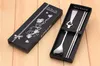 Love Heart Dinnerware Sets Wedding Favor Party Gift Stainless Steel Cutlery Set Tableware Feast Chopsticks and spoons