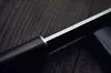 Nieuwe collectie KATANA VG10 DAMASCUS Steel Mes Tanto Blades Ebony Handvat Vaste Blad Messen met Houtschede Collectie Knifes