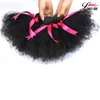 Brazilian Peruvian Malaysian Indian Human Hair Bundles Virgin Human Afro Hair Extension