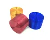 소용돌이 패턴 모양 다채로운 알루미늄 합금 직경 50MM 미니 약 분쇄기 스파이스 밀러 크 러 셔 고품질 아름 다운 색상 독특한 디자인