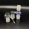 Glass Reclaim Catcher 14mm 18mm Male Female Joint Glass Adapter 45/90 degrees With Keck Clips For Glass Bong Oil Rig