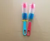 100 adet / grup 150 * 70 * 28mm Renkli Naylon Temizleme Fırçası Bebek Biberon Bacalı Tüp Cam Bardak Için Fırçalar B53101