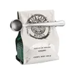 Przydatne narzędzie do herbaty kawy ze stali nierdzewnej kubek mielony kawa pomiarowa łyżka z klipsem uszczelniającym torba