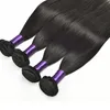 Peruvian Unprocessed Remy Human Hair 3 Bundles Natural Color Silky Straight 10A Remy Hair Extensions Weaves 10-30inch