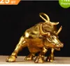 Lucky Copper Cow Opening Gift Dekoration Wall Street Cow Office Dekoration Hem Dekoration Hantverk