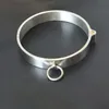 New Stainless Steel Neck Collar Bondage Lock Slave BDSM Restraints Posture Collar Adults Games Products Sex Toys For Couples Y18100702