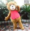 2018 Hoge kwaliteit Hot Teddy Bear Mascot Costume for Adult om te dragen te koop met 5 kleuren voor de keuze