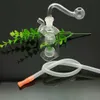 Smoking Pipe Mini Hookah glass bongs Colorful Metal Shape Mini square glass hookah bottle