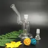 Hot nova bomba de difusão bubbler bongo de vidro de vidro da tubulação de água de fumar bongos com um perc 14mm conjunta feminina 8 polegadas de altura (GB-370)