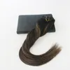 Hög quailty brasiliansk remy hår # 1b # 6 # 1b Balayage färg 14-24 "Rak hår buntar klipp i hårförlängningar Gratis frakt