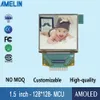 1,5 calowy 128 * 128 Rozdzielczość Mały OLED Z Square Amoled Ekran i MCU Interface Moduł LCD