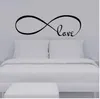 22 * 60cm / 44 * 120cm Sovrum Väggklistermärke Inredningsinfinity Symbol Word Love Vinyl Art Wall Sticker Dekaler Decoration