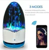 Para o computador Telefone Novo alto-falante sem fio 3.5mm luz colorida Bluetooth LED música fonte de dança de água