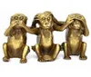 ФЭН ШУЙ Три мудрых обезьяны слышат, говорят, не говорят зла