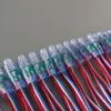 12 В 18AWG WIRE 100PCSSTRING DC12V 12 мм WS2811 АДРЕСАБЫЙ РГБ светодиодный модуль смарт -пиксельного узла RGB Lightrgb