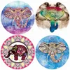 Elephant Shape Tapestry Creative Design Multi motif Round Round Pleach Towel Femmes Yoga Fitness Mat Hot Sale 16ag FF