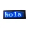 LED Name Tag world cup tag Rechargeable 44x11 Dots Red Color Scrolling Message LED Name Badge
