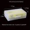 20700 21700 Boîtier en plastique portable Boîte de sécurité Titulaire de stockage Conteneur Clear Pack Batteries pour chargeur de batterie au lithium-ion Wrap DHL