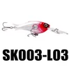 Yeni Crankbait Balıkçılık Cazibesi 1 ADET 55mm 10g 1.8-3.9 M Wobbler Yüzen Krank Yemler Yapay Sert Balıkçılık Cazibesi Tuzlu Su ...