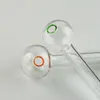 10 Pcs Pyrex Oil Burner Pipe Multicolor Smoking Pipes Small Hand Straight Tube Tobacco Smoke Glass Pipe SW17