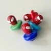 Carb Cap Cartoon Färgat Glas Carb Cap för Quartz Banger Olje Riggar Rökning Tillbehör DCC13