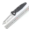 High End Survival Tactical Folding Knife D2 Satin Tanto Blade Black G10 Handle Ball Bearing EDC Pocket Knives Outdoor Gear