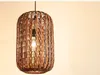 Handmade Ceiling Pendant Lamp Southeast Asia Lantern Rattan Dining Room Parlor Bar Counter Hanging Lights Restaurant Pendant Fixture