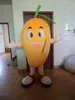 Costumes de mascotte de mangue thème animé légumes fruits Cospaly personnage de mascotte de dessin animé Costume de fête de carnaval d'halloween