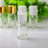 Best Price 5ml Clear Glass Dropper Bottles For E liquid E juice 5ml Empty Essential Oil Glass Bottles With Gold White Cap